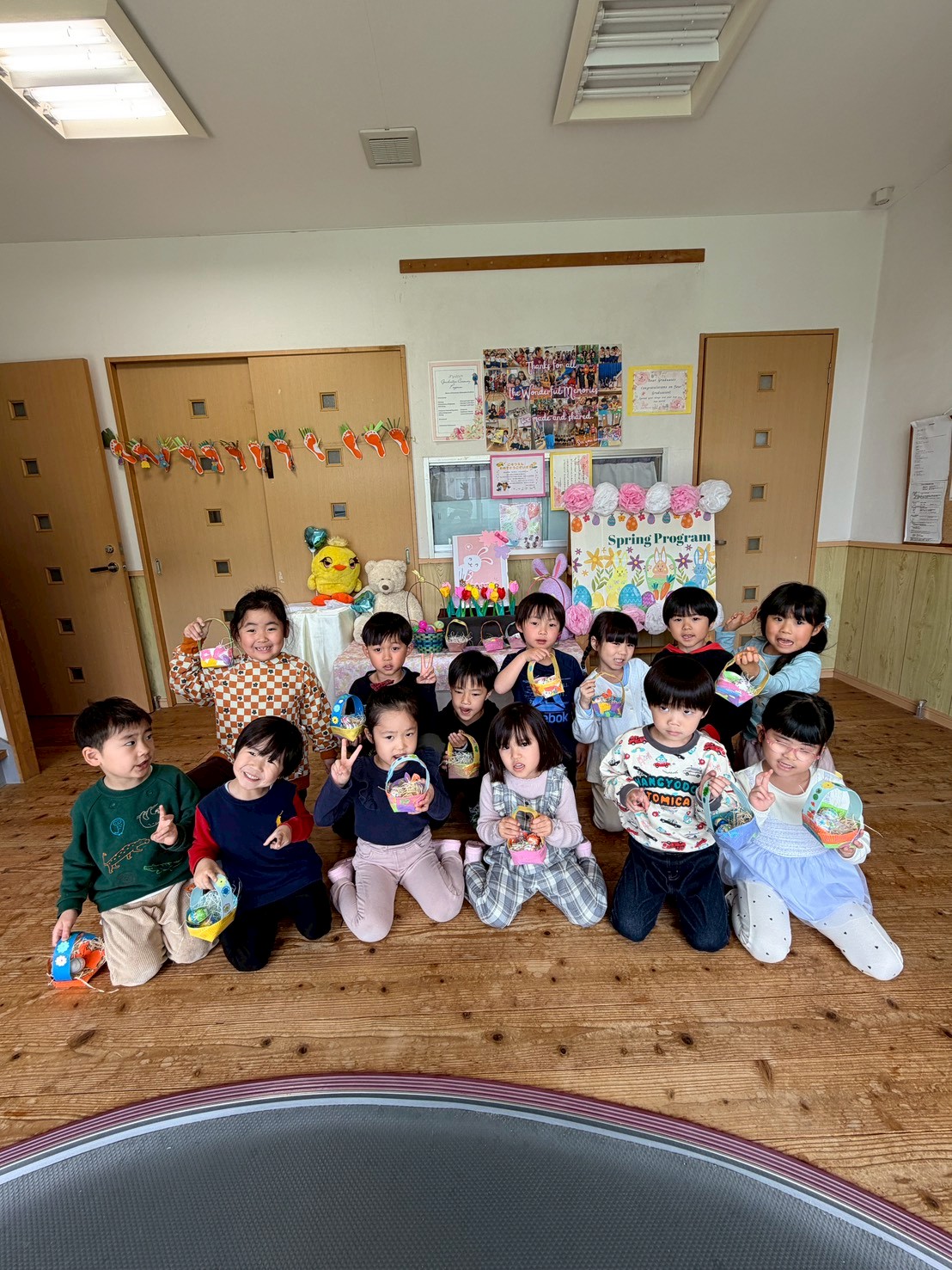 園内での集合写真